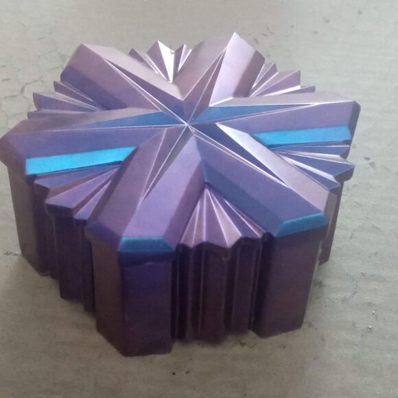 Handmade Snowflake Trinket Jewelry Box - Picture 2 of 7